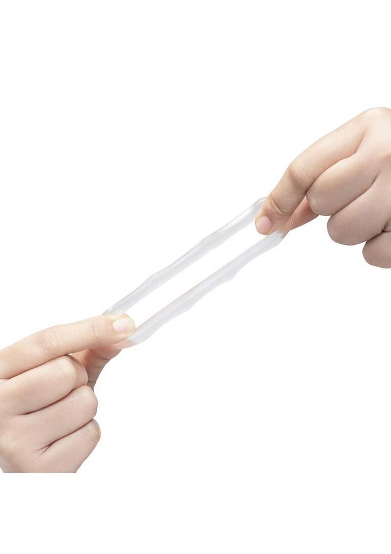 b-Vibe Stretch-Tech Bolt - Ultra Stretchy TPE Cock Ring > Cock Ring > Single