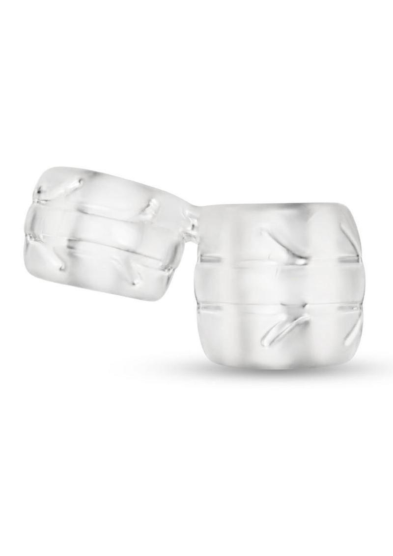 B-Vibe Stretch Tech Double Barrel – Elastic Cock Ring Ball Stretcher > Sex Toys For Men > Ball Stretchers