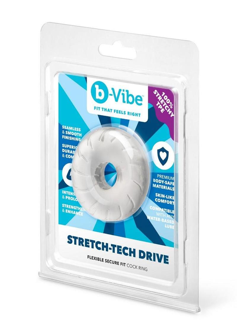 B-Vibe Stretch-Tech Drive - Ultra Stretchy Cock Ring > Cock Ring > Adjustable