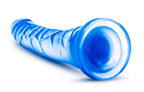 B Yours Sweet N Hard 8.5 inch blue dildo base view