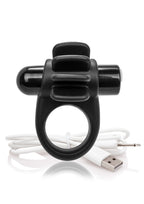 Skooch Charged Rechargeable Vibrating Cock Ring with Textured Silicone Stimulation > Sex Toys > Couples Toys