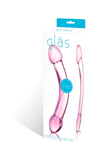 Glas Double Trouble – 7.25 Inch Glass Double-Headed Dildo Secondary image