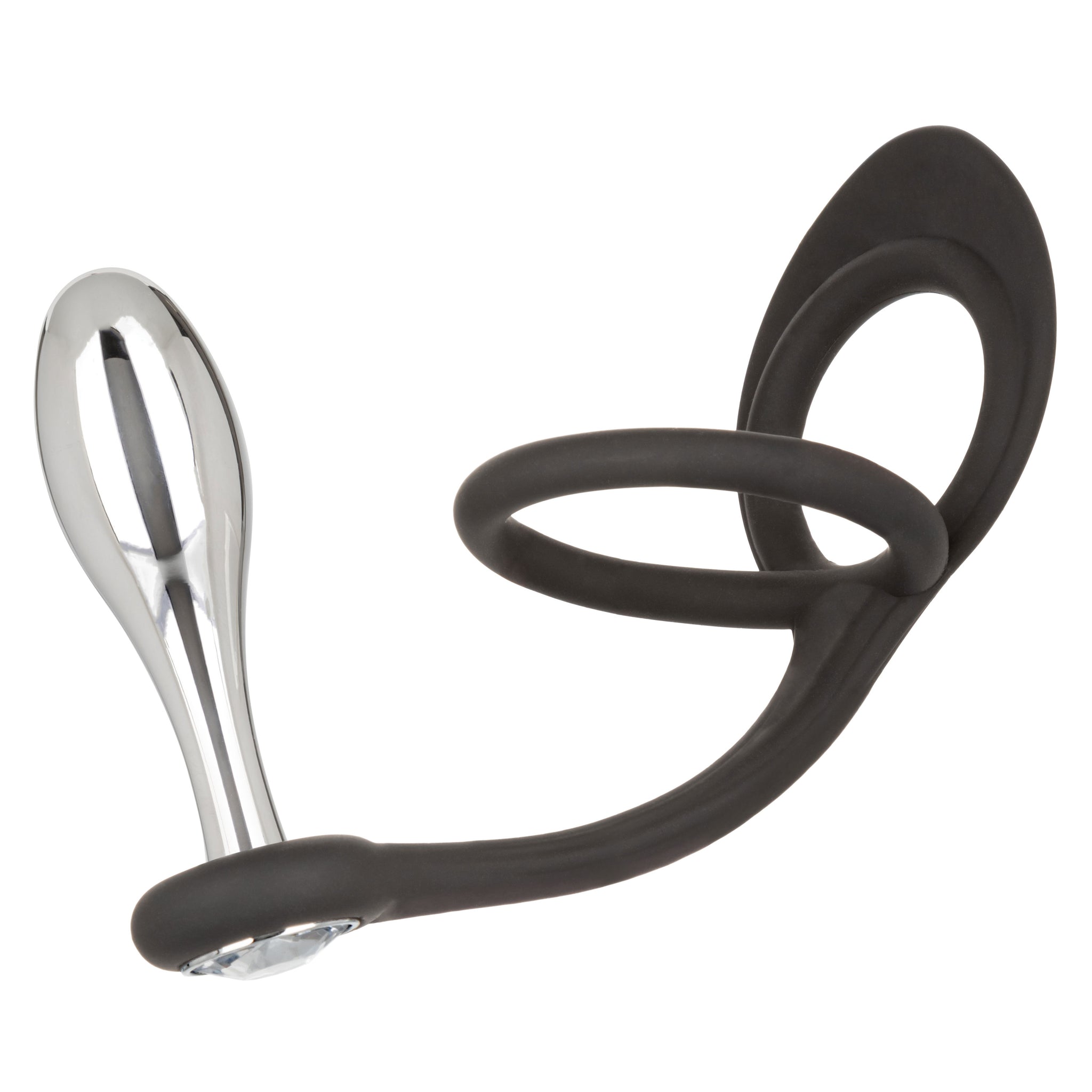 Star Fucker Teardrop Plug And Cockring – Silicone And Metal Dual Enhancer Plug And Cockring > Anal Range > Prostate Plugs