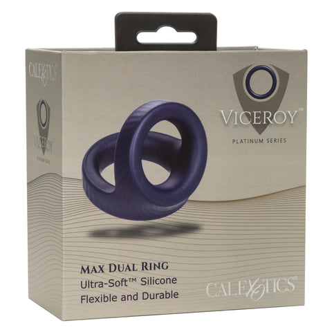 Viceroy Max Dual Silicone (Black) – Stretchy Stamina Cock Ring COCK RINGS Sling