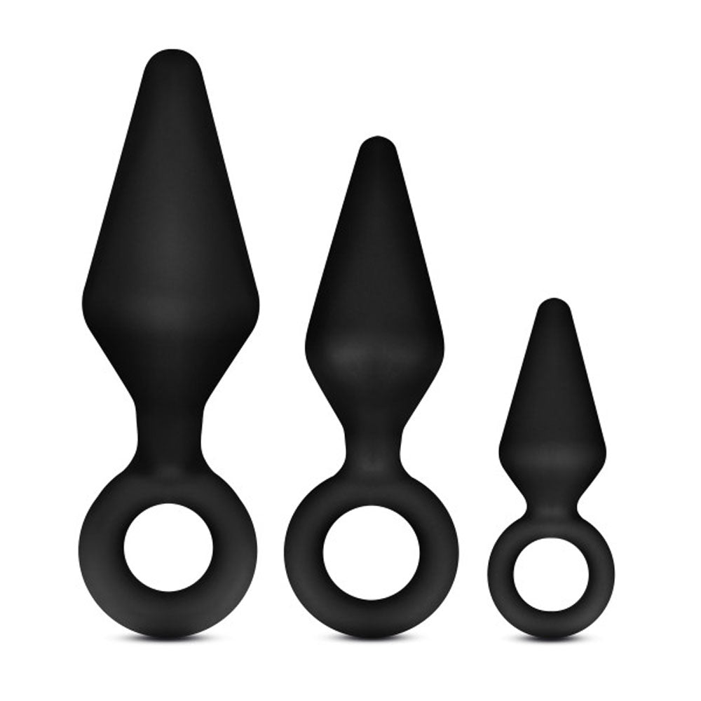 Anal Adventures Platinum Silicone Loop Plug Kit – Silicone Anal Plug Kit > Anal Range > Butt Plug Kits