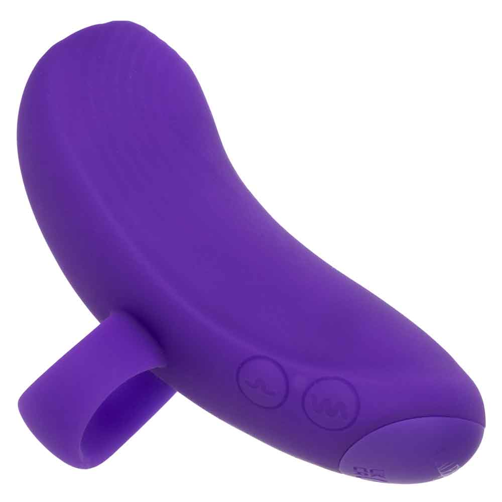 Envy™ Handheld Rolling Ball Massager Purple Silicone Waterproof with 3 Speeds and 7 Functions, USB Rechargeable, 60 to 100 Minutes Runtime Finger Stimulator
