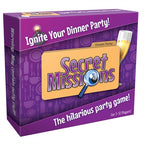 Secret Missions Dinner Party Game with 12 Secret Mission Badges and Metal Clip Badges – Party Game Default Title > Novelties > Games