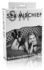 Sex & Mischief Bed Bondage Restraint Kit – Adjustable 1.5m Straps Bondage Kit