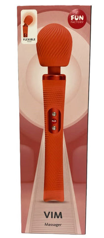 Fun Factory Vim (Orange) – USB-C Rechargeable Rumbling Massage Wand > Sex Toys > Massage Wands