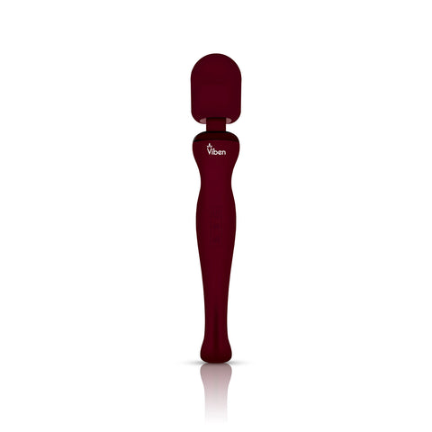 Viben Sultry Rechargeable Wand Massager in Ruby Electric Massager