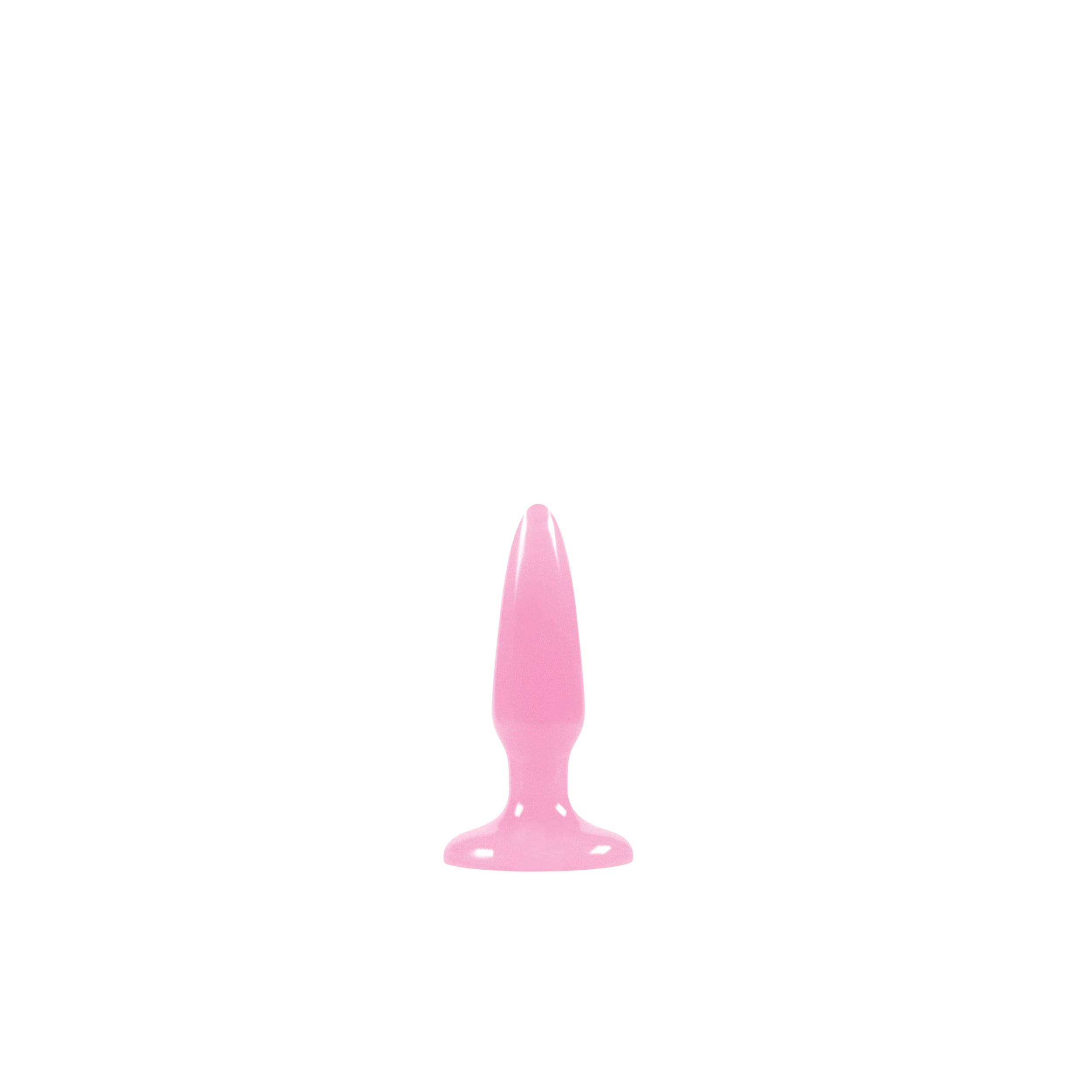 Firefly Pleasure Plug 8.1 cm Glow-in-the-Dark Mini Butt Plug Pink Small > Anal Range > Butt Plugs