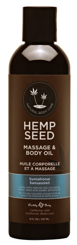 Hemp Seed Massage and Body Oil with Italian Bergamot Juniper Berries and White Wood 237 ml > Essentials > Massage Oil