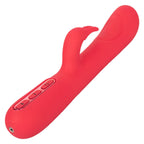 Throb Pulse Red Silicone Rabbit Vibrator with Double Thumping Action and 7 Vibration Functions Pink > Vibrators > Ladies > Rabbit