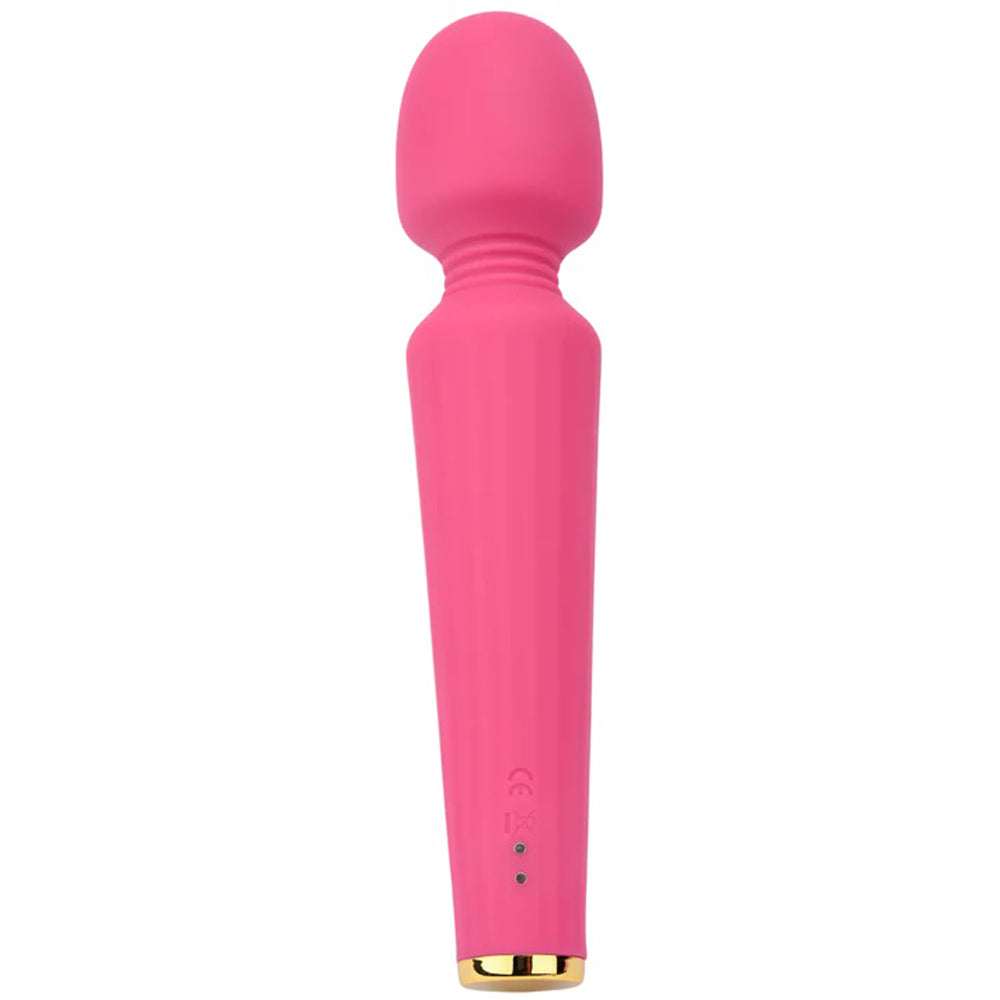 Intimately GG The GG Wand Pink Silicone Cordless Vibrator with Gold Accents > Sex Toys > Massage Wands
