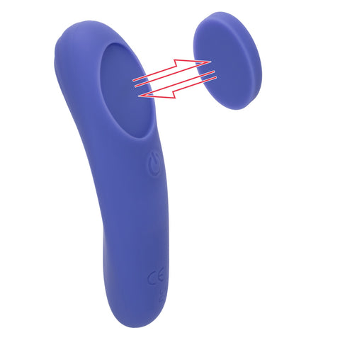 CalExotics Connect™ Panty Teaser App-Based Pleasure Device in Purple Silicone with 9 Vibration Functions and Waterproof Design Panty Vibrators