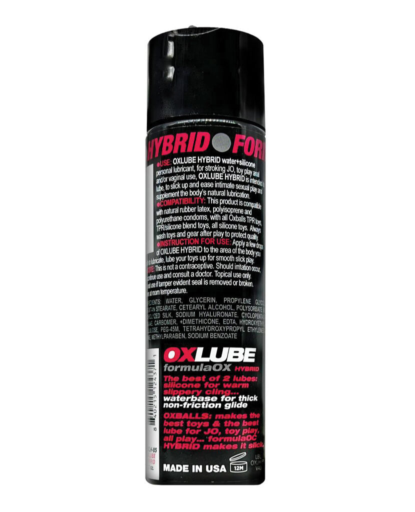 FormulaOX HYBRID OXLube 130ml - Premium Water-Silicone Lube > Lube > Hybrid