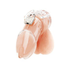 Blue Line - Acrylic See Thru Chastity Cage - Stag Shop