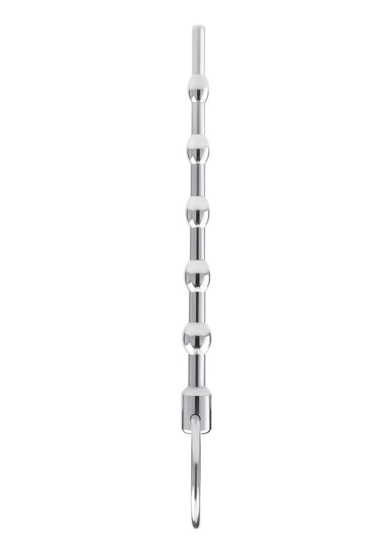 Blue Line Beaded Urethral Sound 4.5in - Stainless Main image
