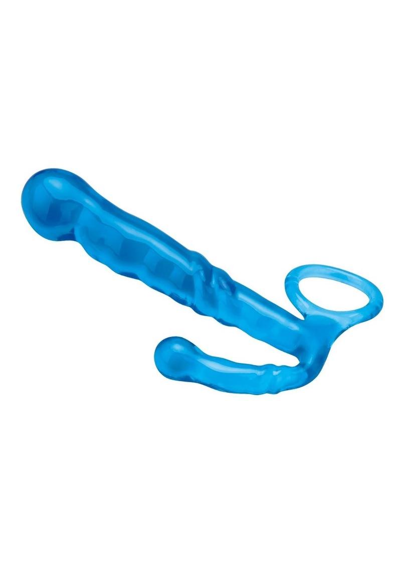 Blue Line 4.5 Inch Beginners Prostate Massager with External Perineum Stimulator Secondary image