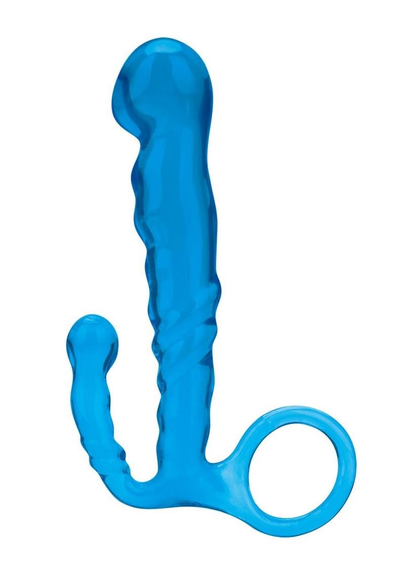 Blue Line Beginners Prostate Massager - Blue - 4.5in Main image