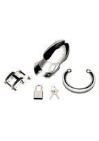 Blue Line Small Stainless Steel Cock Humiliation Chastity Cage > Bondage Gear > Male Chastity