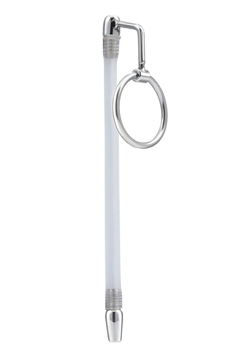 Blue Line Stainless Steel Cock Ring Catheter Urethral Plug Main image