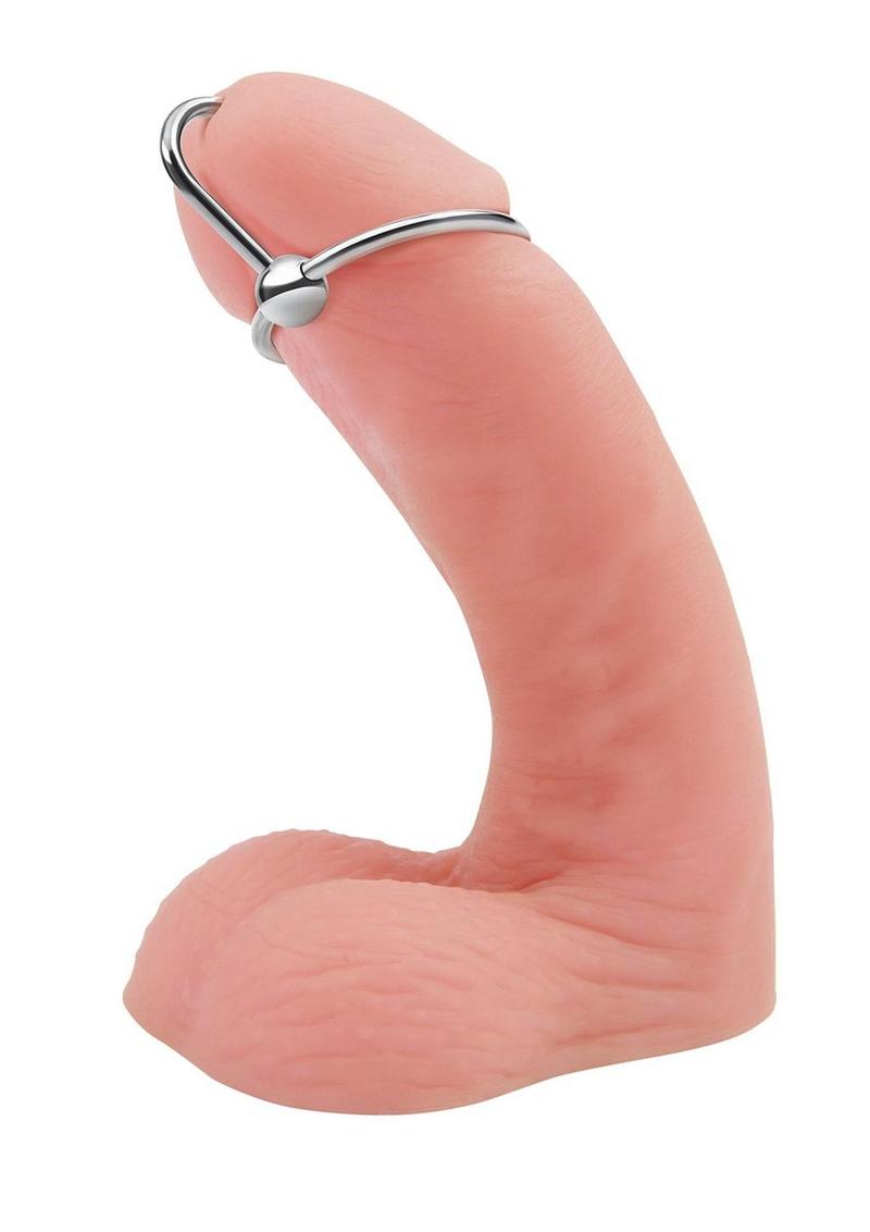 Blue Line Stainless Steel Sperm Stopper – Precision Fit Metal Intimate Accessory > Sex Toys For Men > Sounding Rods
