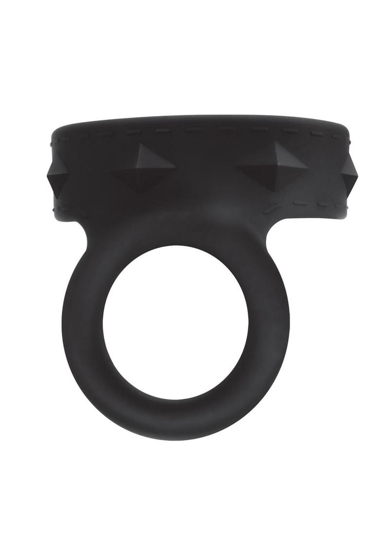 Blue Line Duo Snap Silicone Cock and Ball Ring with Dual Size Closure > Clothes > Mens Leather