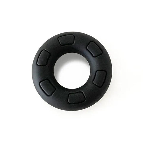 Daddy Silicone Ring Black with 3.0cm Inner Diameter for Enhanced Pleasure COCK RINGS