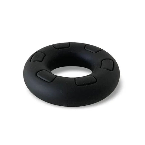 Daddy Silicone Ring Black with 3.0cm Inner Diameter for Enhanced Pleasure COCK RINGS
