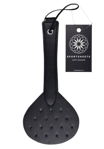 SPORTSHEETS Swift Spanker 29.2 cm Faux Leather Paddle > Bondage Gear > Paddles