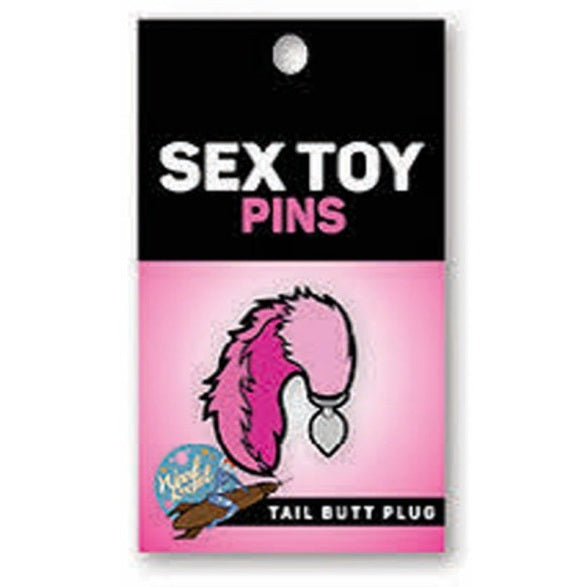 Wood Rocket Wearable Soft Enamel Pin - Tail Butt Plug Enamel Pin > Novelties > Gag Gifts