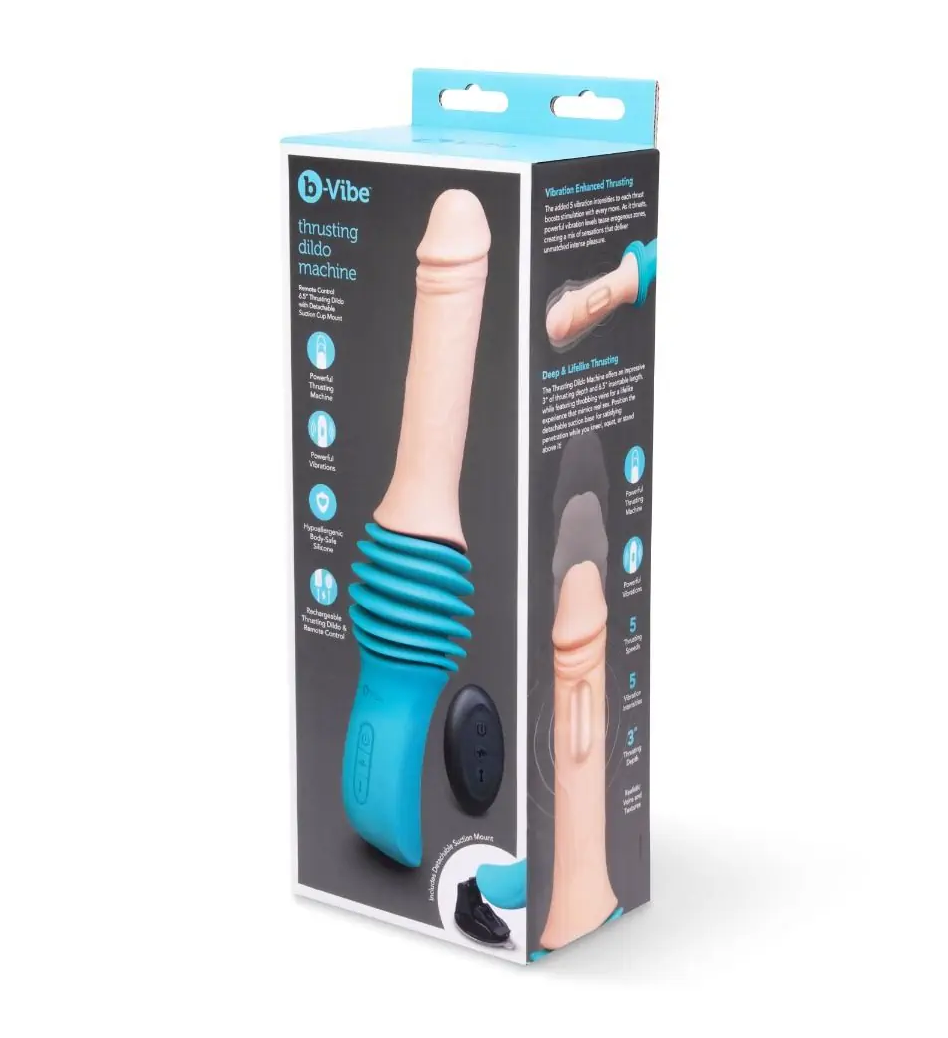 b-Vibe Thrusting Machine – Remote-Controlled Device with Realistic Dildos > Sex Toys > Sex Machines