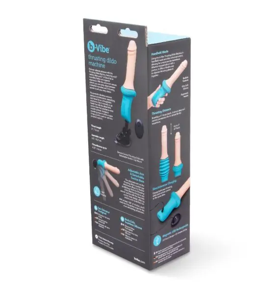 b-Vibe Thrusting Machine – Remote-Controlled Device with Realistic Dildos > Sex Toys > Sex Machines