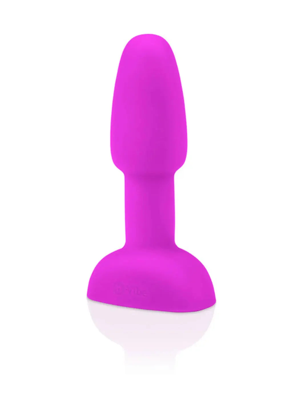 b-Vibe Rimming Petite Rotating and Vibrating Remote Control Plug in Fuchsia > Anal Range > Vibrating Butt Plugs