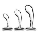 b-Vibe Stainless Steel P-Spot Training Set 3-Piece Prostate Plug Set with Weighted Plugs > Anal Range > Prostate Plugs