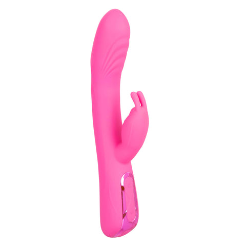 Jack Rabbit Elite Rocking Rabbit Pink Silicone Vibrator with 3 Speeds and 10 Modes, USB Rechargeable, 7.5 Inches VIBRATORS-RABBIT