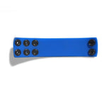 Boneyard Silicone Ball Strap 1.5 Inch with 3 Snap Closure Blue > Cock Ring > Adjustable