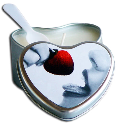Strawberry Edible Massage Candle with Moisturizing Warm Wax 113g Default Title > Candles > Massage