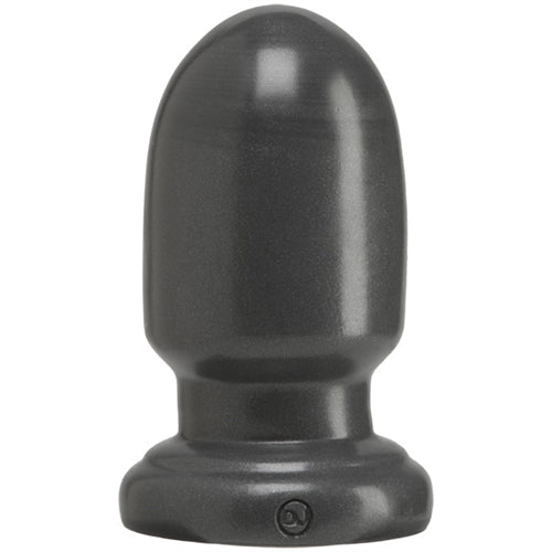 Shell Shock Small (Gun Metal) – 6 Inch Anal Plug Black > Anal Range > Oversized Anal Toys
