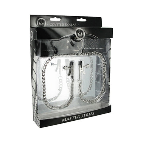 Coveted Collar and Clamp Union Set > Bondage Gear > Collars & Leashes