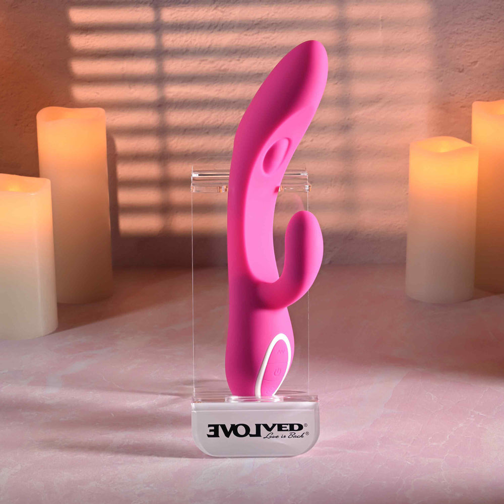 Evolved G-Tapper – USB Rechargeable Rabbit Vibrator with Dual Motors and Flexible G-Spot Shaft > Vibrators > Ladies > Rabbit
