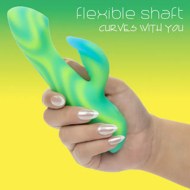 Endless Summer Twilight Tease (Green) – Dual-Motor Massager > Vibrators > Ladies > Rabbit