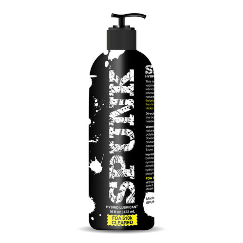Spunk Hybrid Water Silicone Personal Lubricant Pump 16 Oz Hybrid Lube