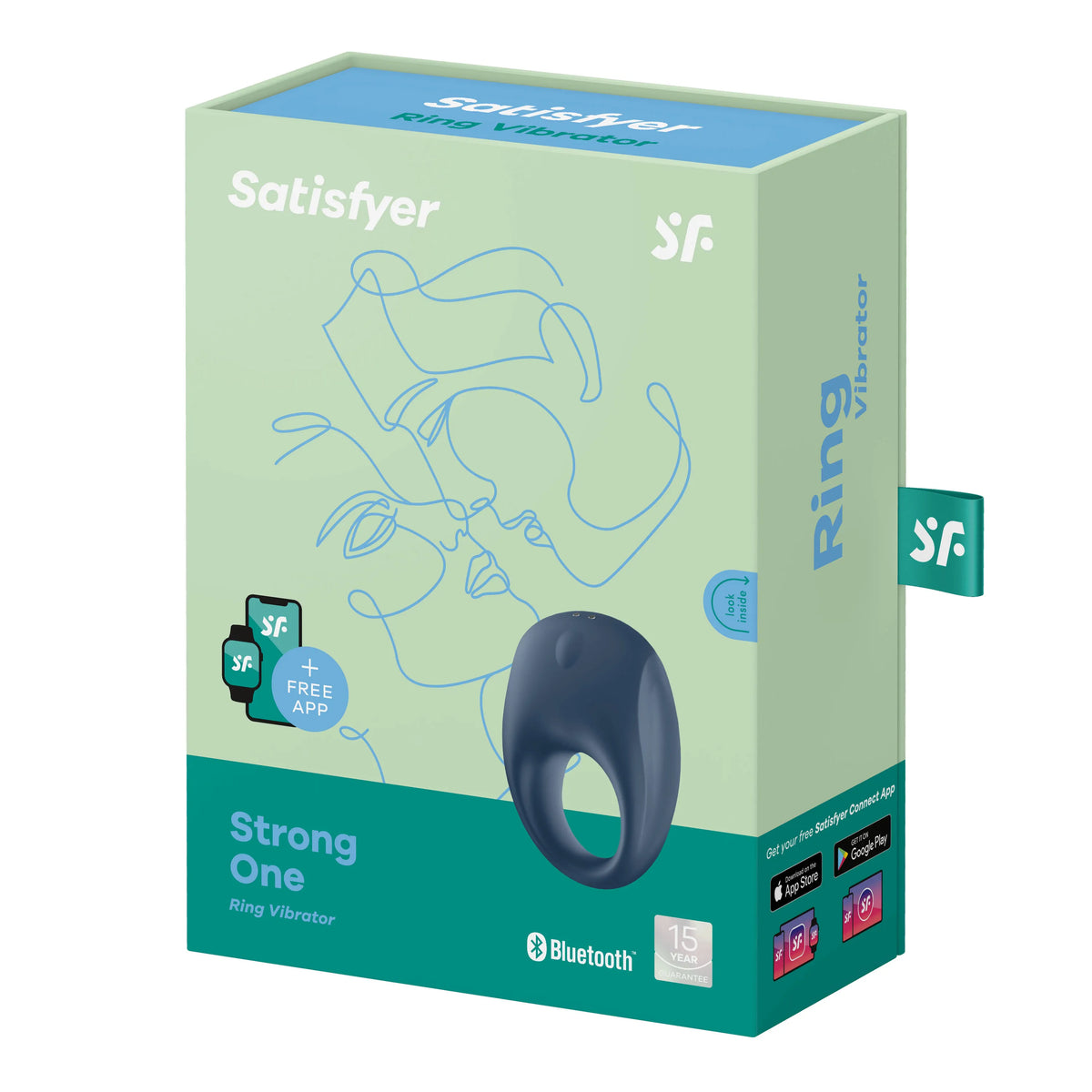 Satisfyer Strong One App Enabled Silicone Cock Ring > Sex Toys > Remote Control Toys