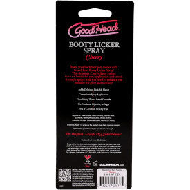 GoodHead Booty Licker Spray Cherry 29ml - Tasty Flavored Pleasure > Lube > Oral Gels & Sprays
