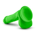 Neo Dual Density Cock With Balls 6 Inch Neon Green > Dildos > Realistic Dildos