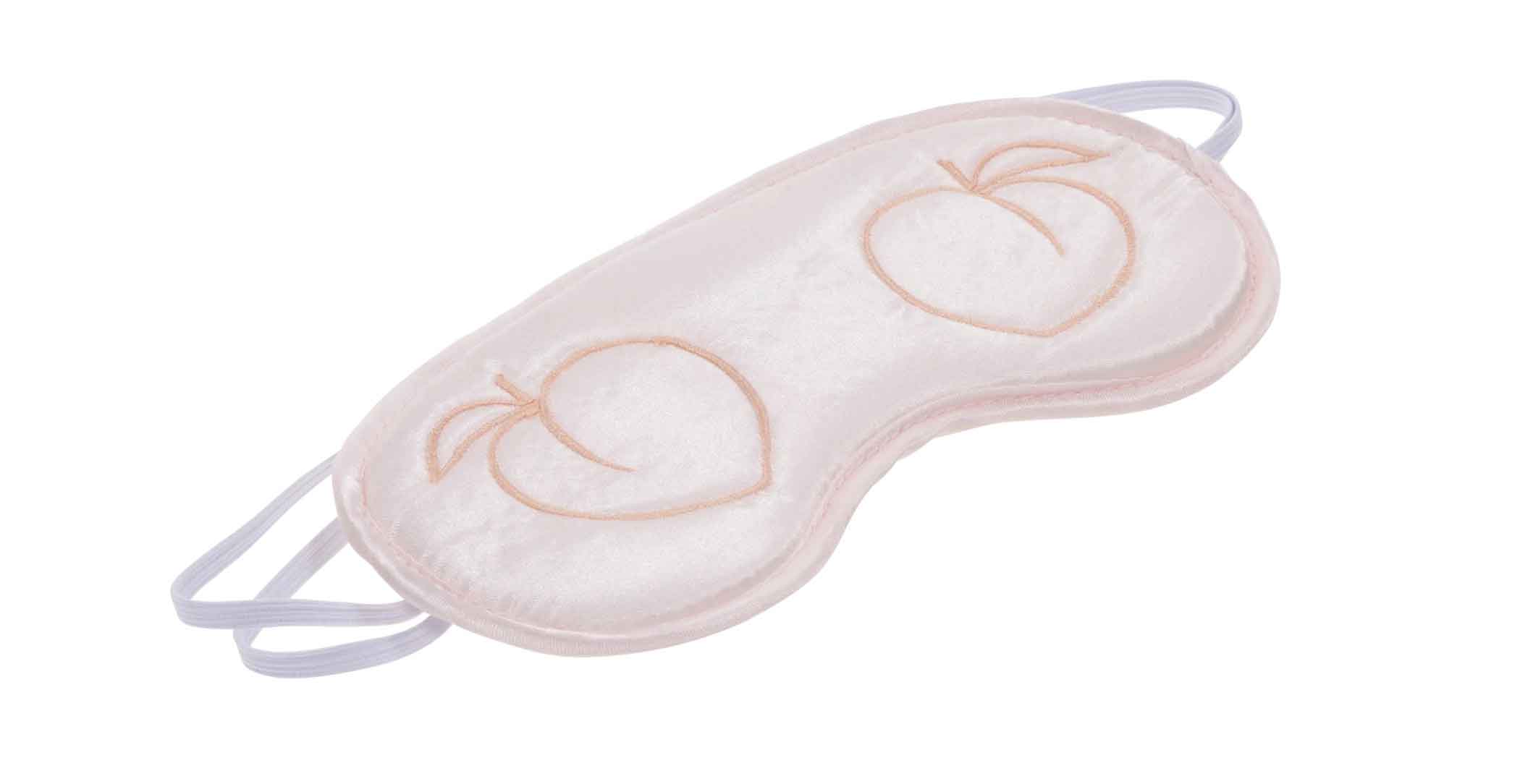 Sex and Mischief Peaches and Cream Blindfold Peach Eyemask Blindfold