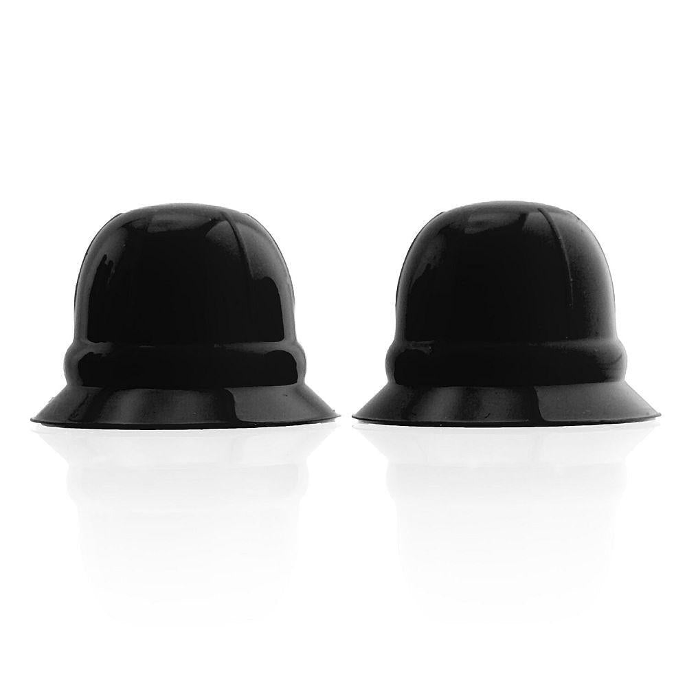 Hunkyjunk Nano Nips - Silicone Two Pack Nipple Suction Cups - Black > Sex Toys > Nipple Suckers