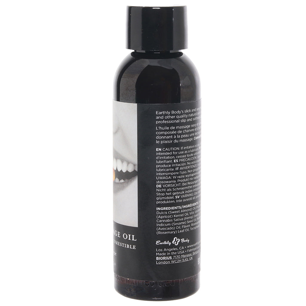 Edible Massage Oil Cherry Burst Flavored 59ml Bottle > Essentials > Massage Oil